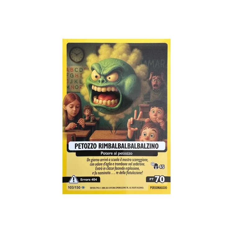 103/150 PETOZZO RIMBALBALBALBALZINO (Universo Psichedelico)