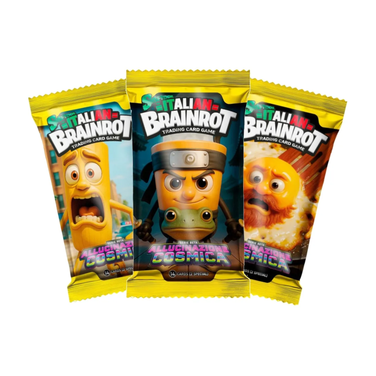 DYNIT Brainrot TCG karty IT - Allucinazione Cosmica - Booster (14 cards)