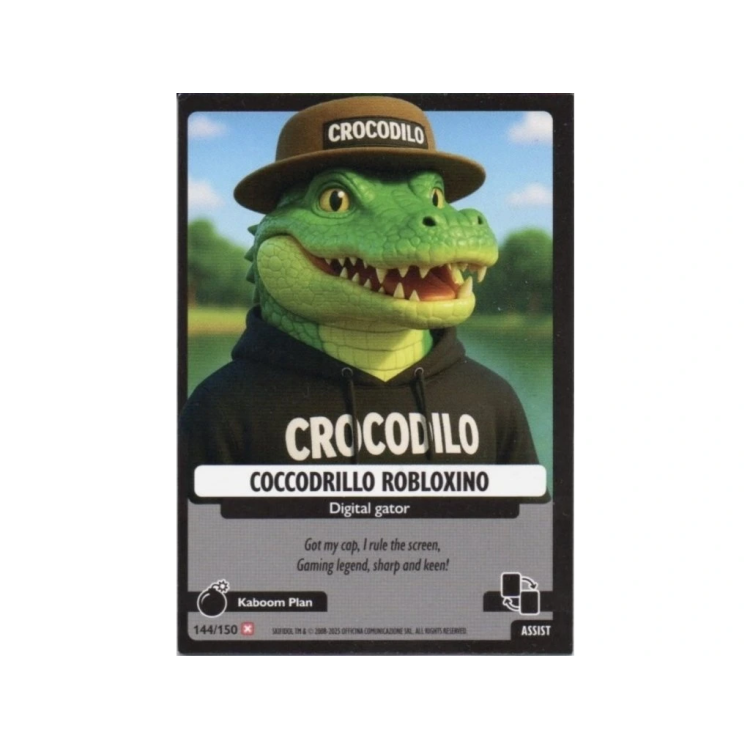 144/150 COCCODRILLO ROBLOXINO (Universo Psichedelico)