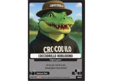 144/150 COCCODRILLO ROBLOXINO (Universo Psichedelico)