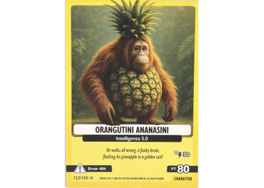 123/150 ORANGUTINI ANANASINI (Universo Psichedelico)